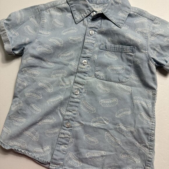 Appaman Hot Dog Chambray Button Down - Picture 2 of 5